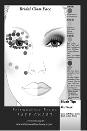 Bridal Glam Face Chart